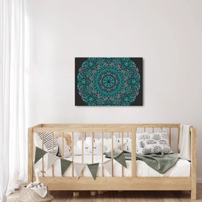 Tablou cu abstracție ornamentală (70x50 cm)
