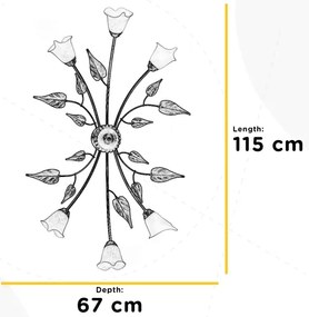 Plafonieră MIRANDA 6xE14/6W/230V ONLI