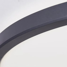 Brilliant - plafonieră LED dimabilă BRENNAN LED/35W/230V Ø 54 cm IP44 neagră