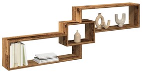 vidaXL Dulap de perete, lemn vechi, 158x18x53 cm, lemn prelucrat