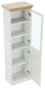 Vitrină, pin nordic/stejar sălbatic, ROYAL W1D