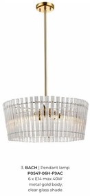Lustra suspendata design modern BACH 52cm