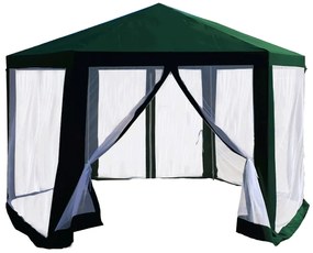 Foișor cort Rhoda (verde + alb). Promo -49%. 1034236