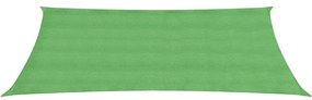 Pânză parasolar, verde deschis, 4x7 m, hdpe, 160 g/m²