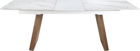 Masa extensibila deosebita design LUX Porcelain Marble 180-230cm