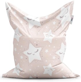 Sac de șezut Classic steluțe adormite - pentru copii, roz