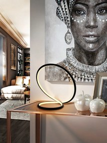Lampa de masa LED design ultra-modern INFINITO negru