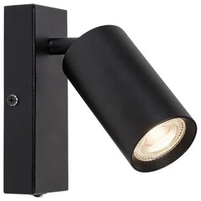 Spot de perete SOLO 1xGU10/25W/230V negru Rabalux 2084