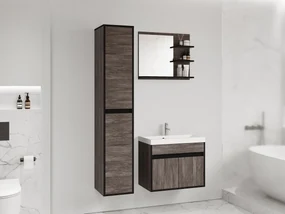 Mobilier baie Garmana (bodega + Negru grafit) (cu sifon). 1103937