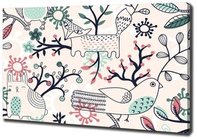 Imprimare tablou canvas Animale și flori