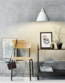 Lustra / Pendul design nordic Strap 27 alb 84333001 DFTP