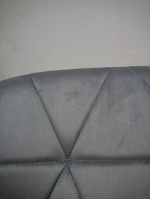 Reducere Scaun de birou gri-alb AVOLA VELVET clasa II.