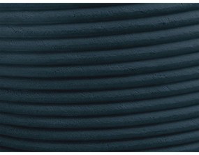 Fotoliu bean bag albastru închis cu tapițerie din catifea reiată Socrate – Bobochic Paris