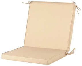 Pernă pentru scaun de grădină crem 49,5x92 cm – Esschert Design