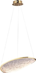 Lustra suspendata lumina decorativa LED Empire 17W auriu