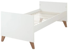 Pătuț alb/în culoare naturală 70x140 cm Ole – Roba