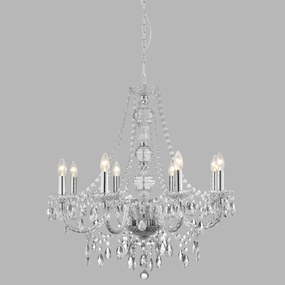 Candelabru stil clasic Marie Therese 8L transparent 8888-8CL SRT