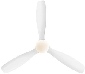 Lustra LED cu Ventilator si telecomanda Siroco D-132cm alb