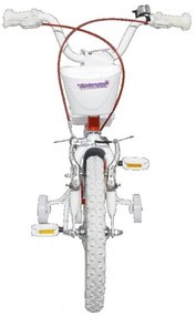 Bicicleta pentru copii NOVOKIDS™ Splend'Or PRO Line Edition, Cu cosulet, Roti 14" inch, Maxim 35 kg, Cadru din otel, Roti ajutatoare detasabile,