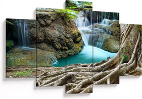 Tablou - Râu cu cascade (150x105 cm)