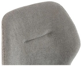 Scaune de dining gri-deschis 4 buc. tapițate Ansu – Marckeric