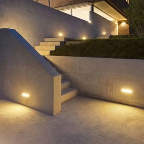 LED Aplica exterior 12W 230V 3000K IP65 gri