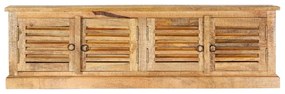 286316 vidaXL Bancă de depozitare, 128 cm, lemn masiv de mango