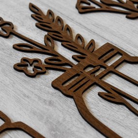 DUBLEZ | Autocolant 3D flori pentru perete