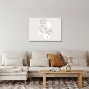 Tablou - Linia de artă monstera N⁰3 (70x50 cm)