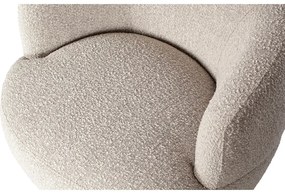 Fotoliu gri deschis pivotant Wolly – WOOOD