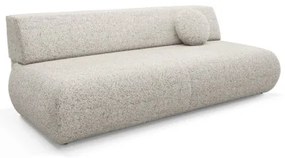 Canapea extensibilă PRATO, 3 locuri, cu spațiu de depozitare, bej