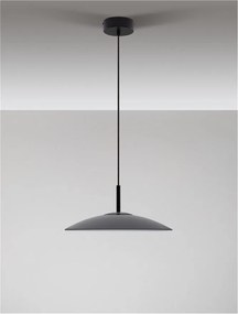 Lustra LED design modern POLIFEMO fumuriu, 40cm