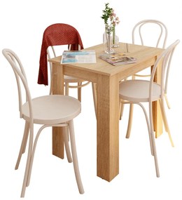 Masă de sufragerie TARINIO, stejar sonoma