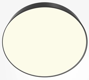 Plafoniera LED design tehnic Zoom D-40cm 3000K negru