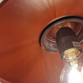 Elstead KLAMPENBORG-OXR - Aplica de exterior KLAMPENBORG 1xE27/60W/230V IP44 roșie