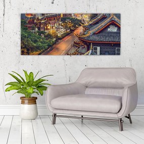 Tablou - Qintai Road, Chengdu, China (120x50 cm)