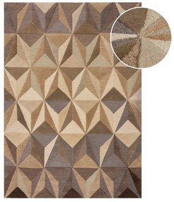 Covor bej din lână 160x230 cm Reverie – Flair Rugs