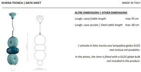 Lustra retro realizata manual din ceramica Bumbum