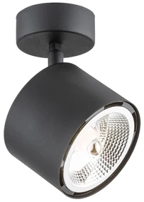 Aplica de perete/tavan cu spot ajustabil CLEAVLAND neagra