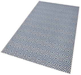 Covor de exterior NORTHRUGS Karo, 160 x 230 cm, albastru