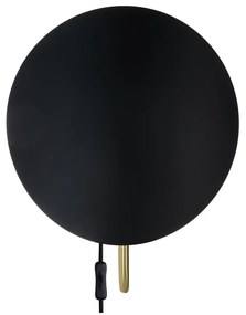 Aplica de perete ambientala design nordic Spargo negru/alama