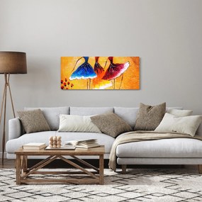 Tablou - Pictură în ulei, balerina (120x50 cm)