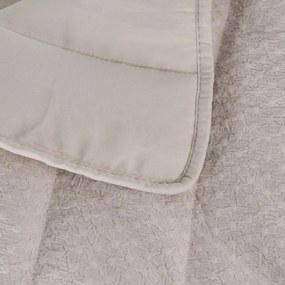 Cuvertură bej matlasată 180x260 cm – Ixia