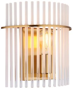 Aplică Globo 15698WM GORLEY 1xE27/60W/230V auriu