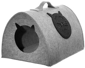 Căsuță pentru pisici 40x30x25cm Grey
