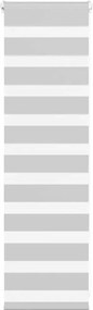 vidaXL Jaluzea tip zebra gri deschis lățime țesătură 35,9 cm poliester