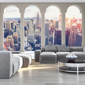 Fototapet - Stălpi în New York (152,5x104 cm)
