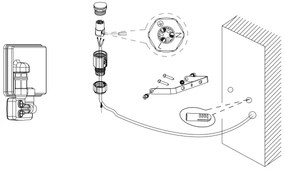 Eglo 33159 - LED proiector cu senzor FAEDO 3 LED/50W/230V