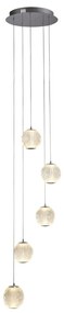 Lustra moderna cu 5 pendule LED Allure