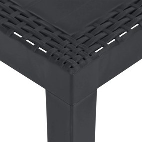 Set mobilier de gradina Culoare negru, OBASI